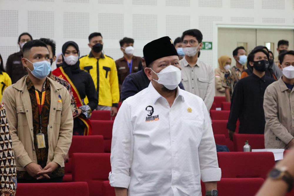 Ketua DPD RI saat menjadi keynote speaker di Universitas Muhammadiyah Yogyakarta (UMY)