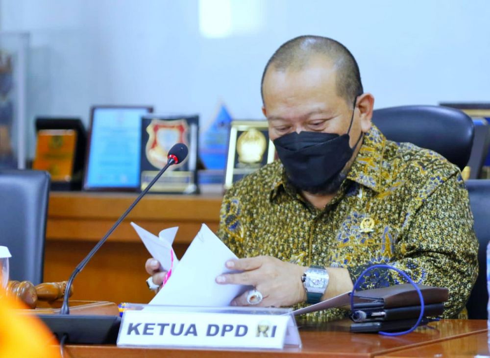 Ketua DPD RI AA LaNyalla Mahmud Mattalitti