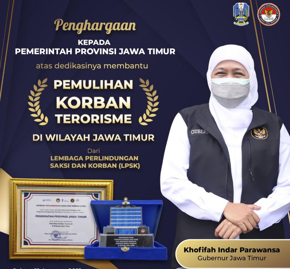 Gubernur Jatim Khofifah Indar Parawansa