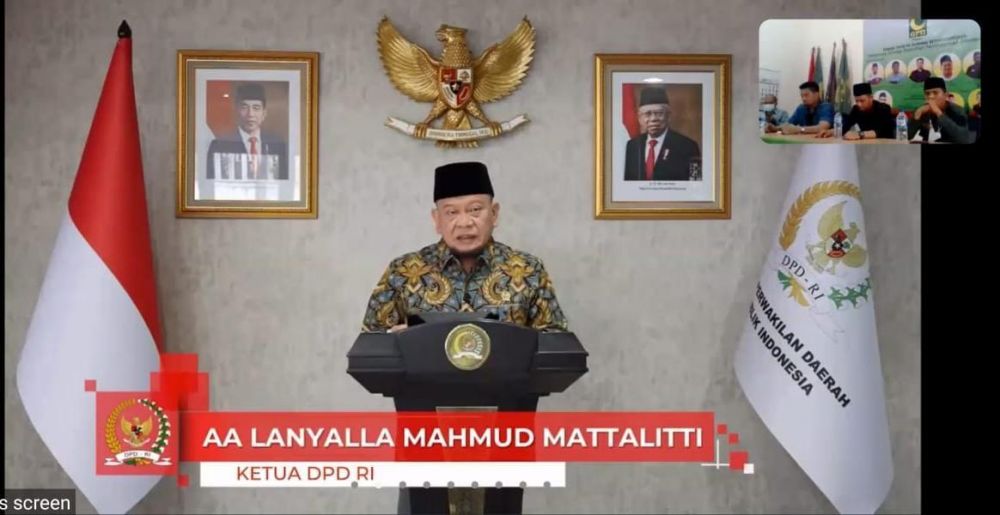 Ketua DPD RI AA LaNyalla Mahmud Mattalitti