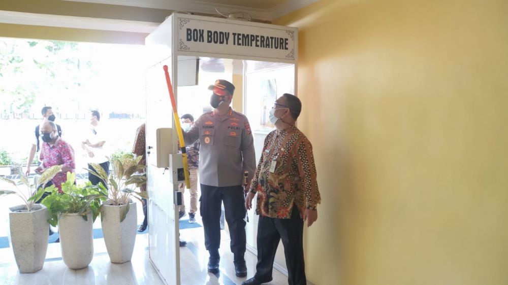 PTM Terbatas dan Vaksin Pelajar Dipantau Kapolresta Sidoarjo