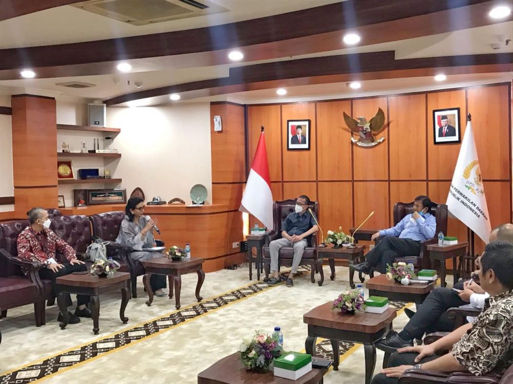Barindo mengadu ke Ketua DPD RI masalah industri penerbangan saat ini