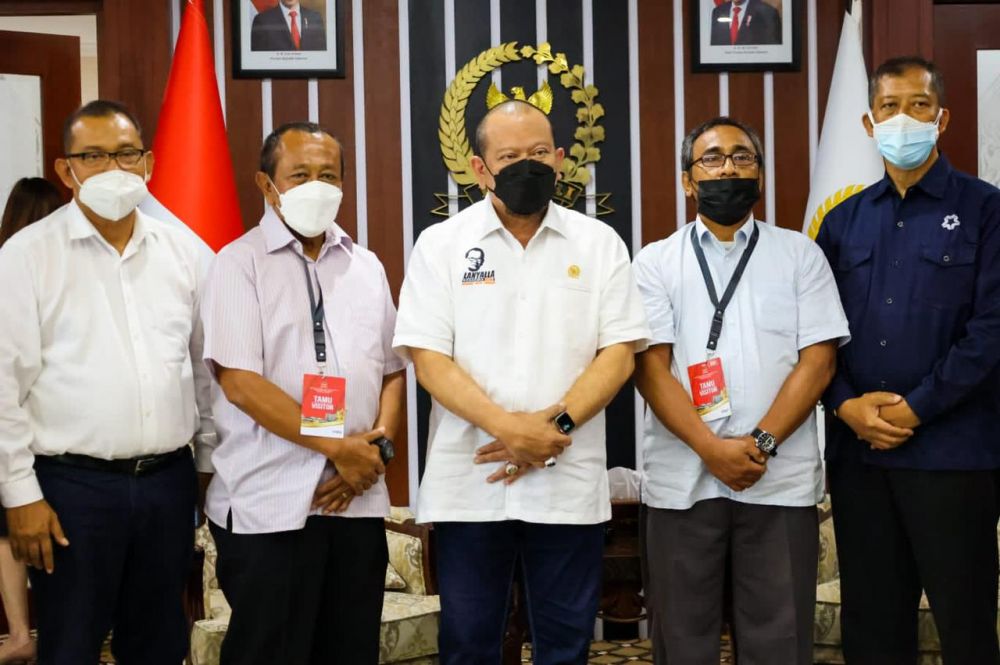 Ketua DPD RI AA LaNyalla Mahmud Mattalitti terima audiens dari PPEM