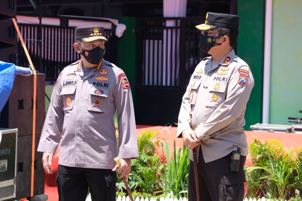 Presiden Cek Vaksin Didampingi Forkopimda Jatim di Ponorogo