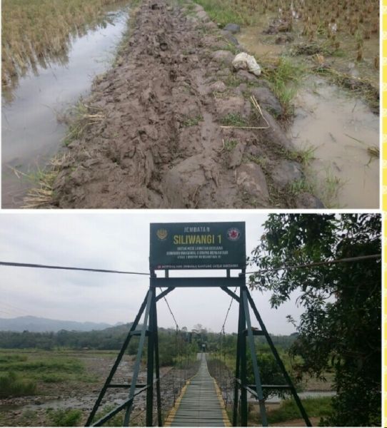 Warga Desa Ranggasari Keluhkan Akses Jalan Rusak di Cikandung