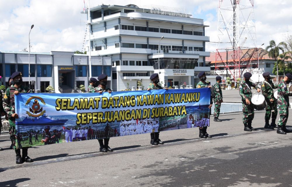 Siswa TNI AL Kodiklatal laksanakan Lattek Terintegrasi di Surabaya