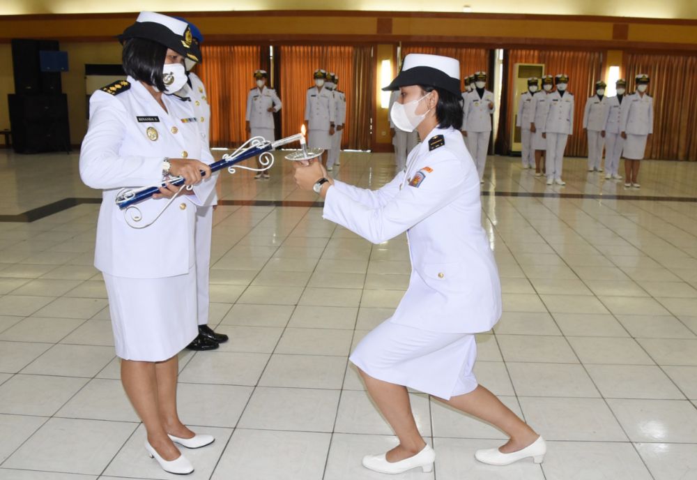 Prajurit Korps wanita TNI AL resmi bertambah 221 Kowal