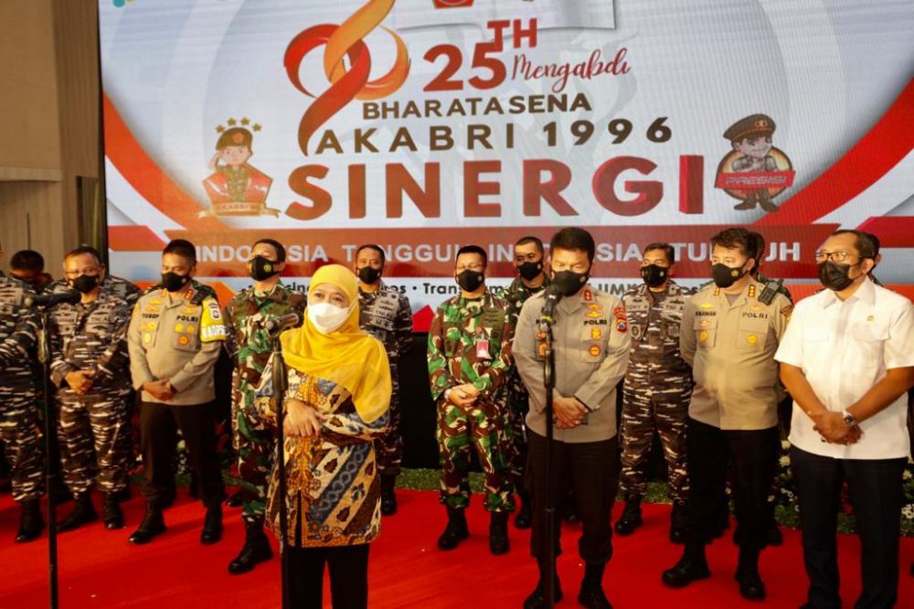 AKABRI 96 dan Forkopimda Jatim bersinergi tuntaskan Covid-19 dengan ajak semua vaksin dosis 1 dan 2