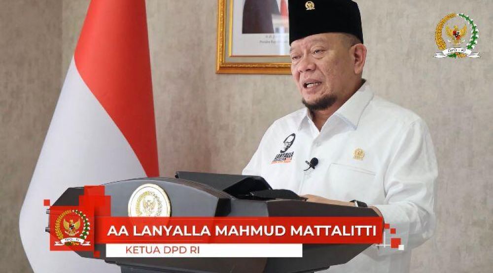 Ketua DPD RI AA LaNyalla Mahmud Mattalitti