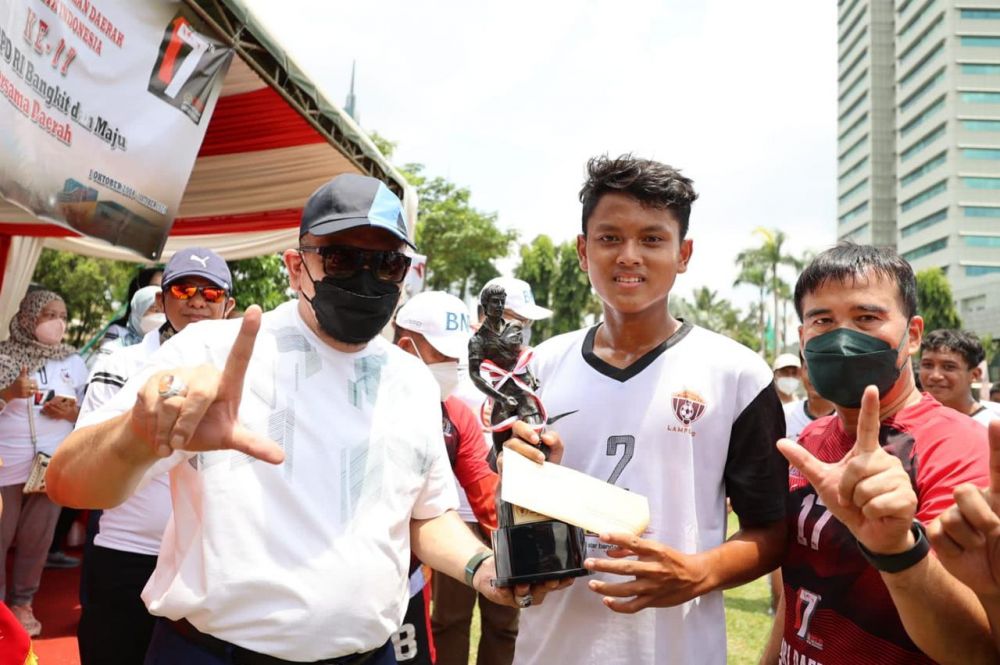 LaNyalla: Jadikan Sepakbola Inspirasi untuk Mencapai Tujuan Amandemen