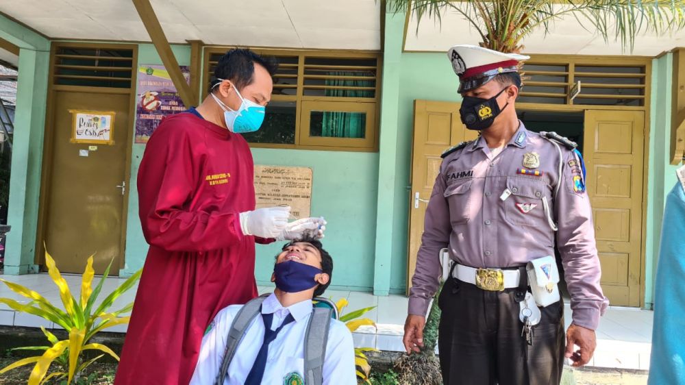 Polres Kediri Kota membuat program PPSS guna menjaga klaster baru saat PTM