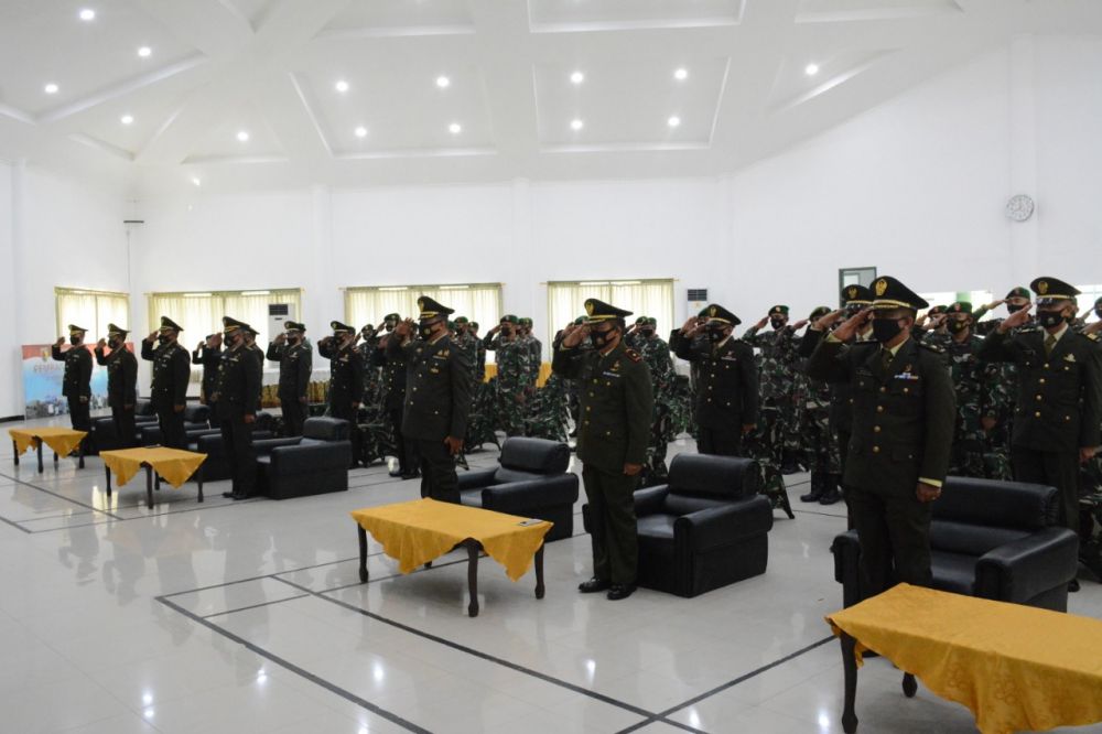 Korem 084/BJ ikuti upacara Kesaktian Pancasila secara virtual