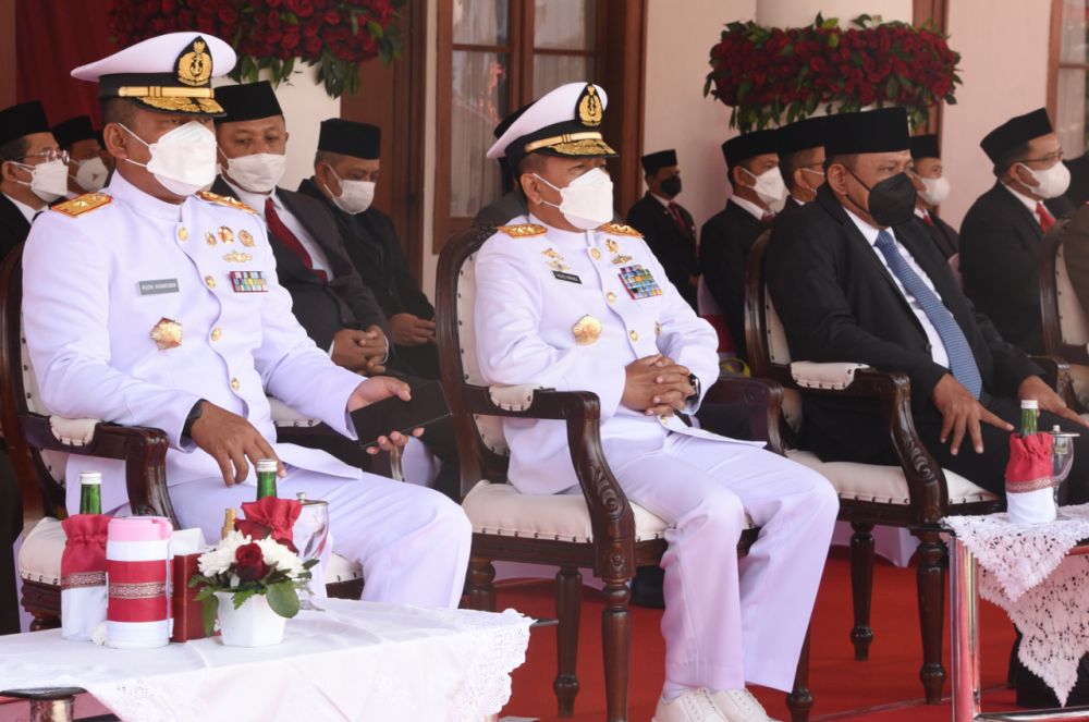 Wadan Kodiklatal Hadiri Peringatan Hari Kesaktian Pancasila di Grahadi