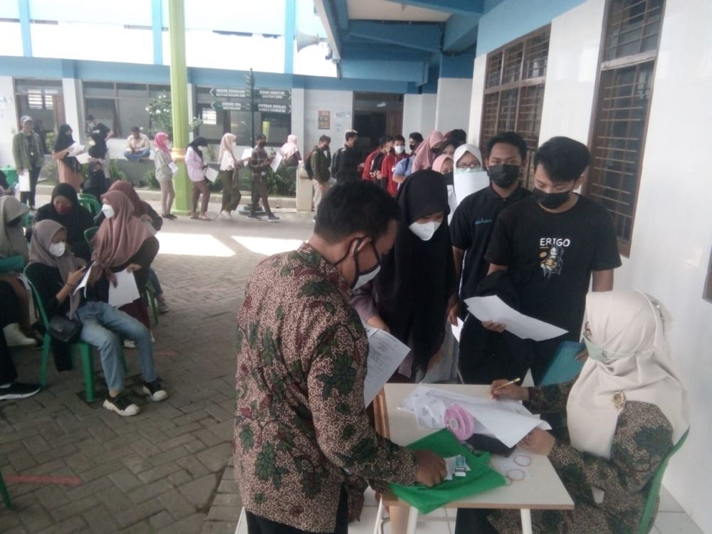 Vaksinasi jemput bola yang dilakukan Kodim tipe A 0831/ST