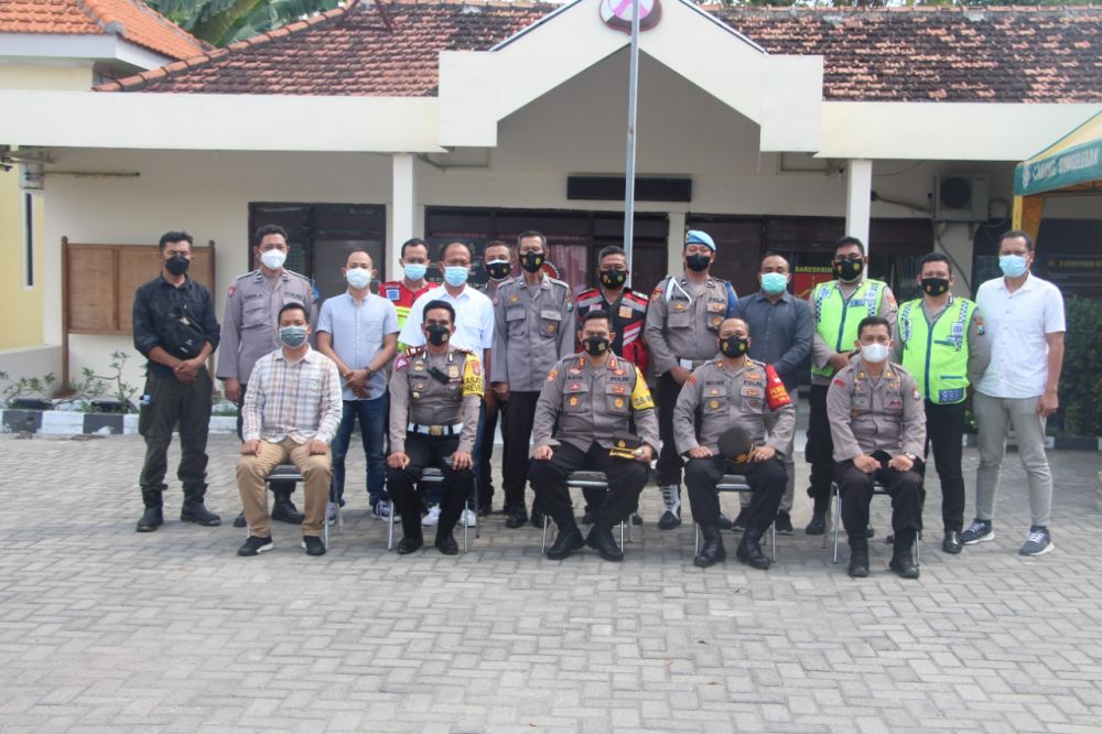 Kapolres Gresik AKBP Mochamad Nur Azis saat silaturahmi dan kunker ke Polsek jajaran