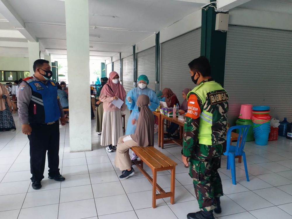 Swab Antigen di wilayah Kalijudan di kawal 2 Babin