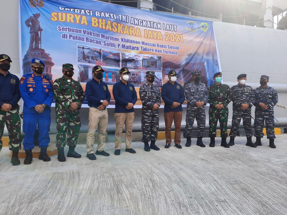 Siswa Satdik 3 Kodiklatal Sorong dukung kegiatan SBJ Mini di Tidore