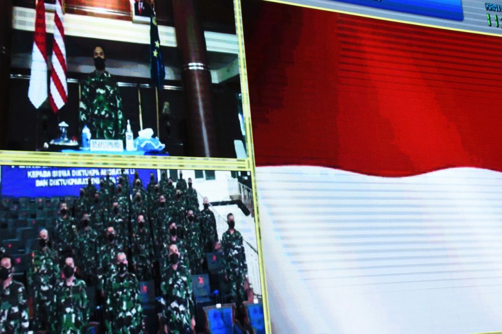 Danpuspomal Mayjen TNI (Mar) Lukman saat memberikan pembekalan