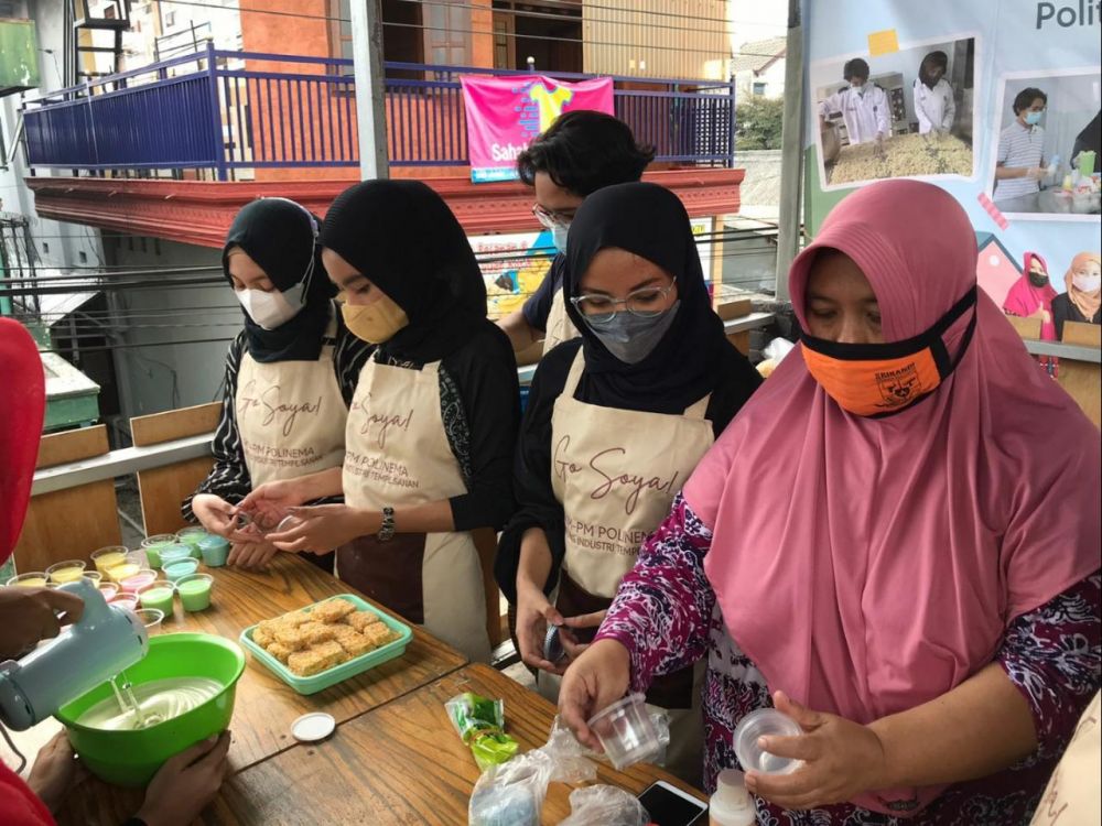Gelar event kampung Tematik kuliner tempe Sanan