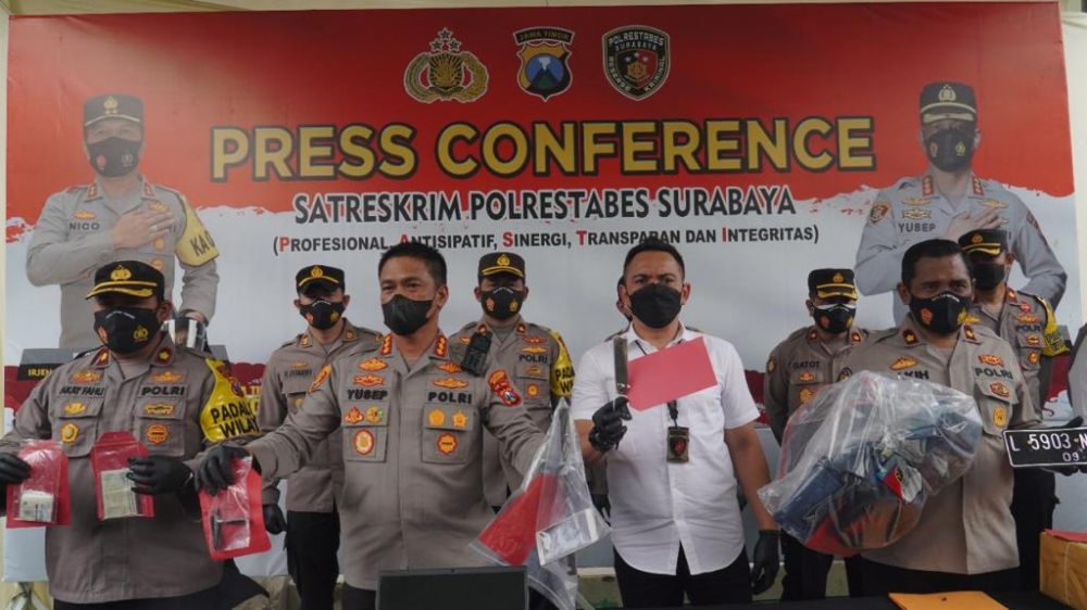 Polrestabes Surabaya Ungkap 41 Kasus 3C dan 49 Tersangka
