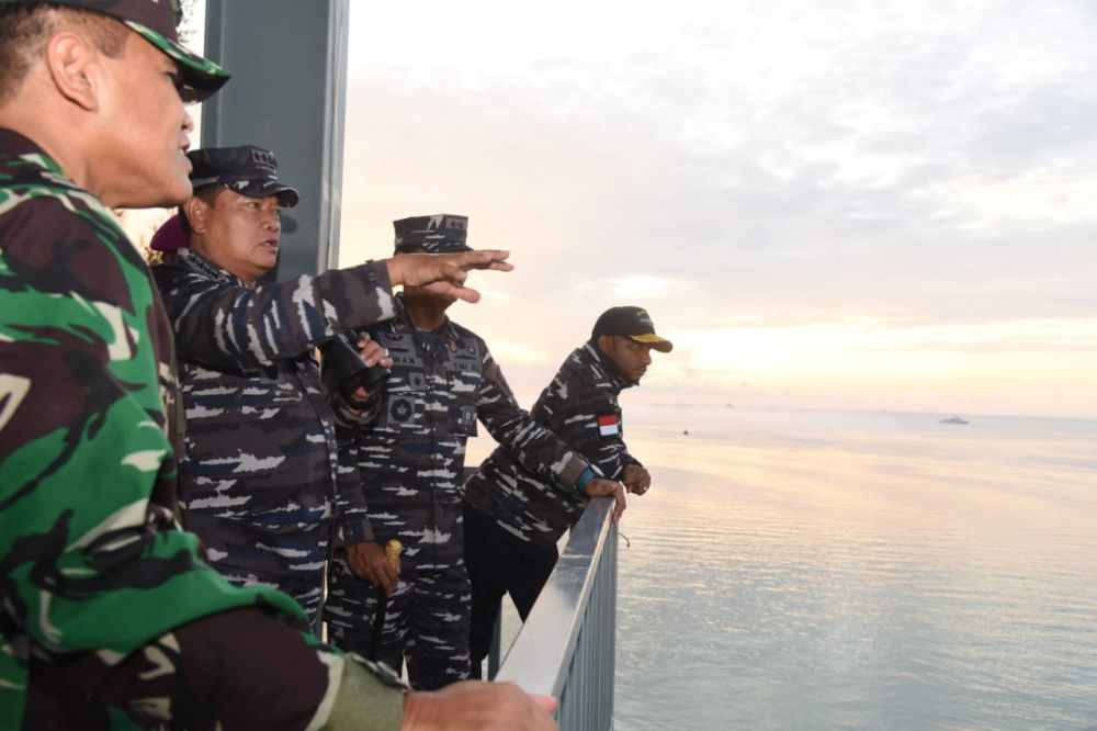 Dankodiklatal dampingi KASAL tinjau puncak Latopsfib di Kepri