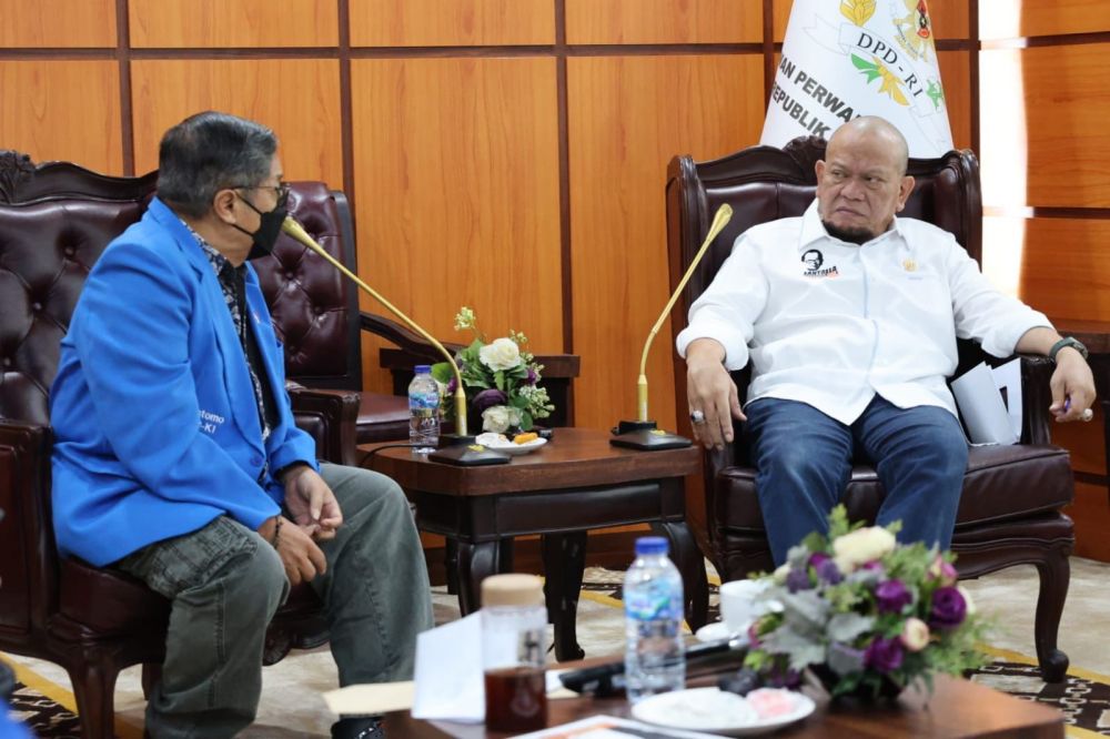 Ketua DPD RI AA LaNyalla Mahmud Mattalitti temui PP IPKI
