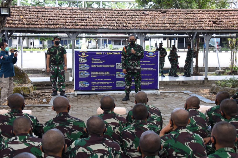 Kodiklatal Gelar Patroli Kesehatan Tingkatkan Pemahaman Siswa Dikmaba