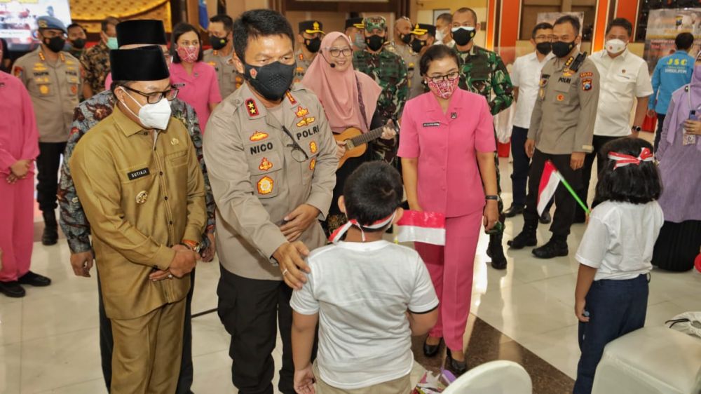 Polri Berikan Psikososial ke Penyandang Disabilitas dan Yatim-piatu
