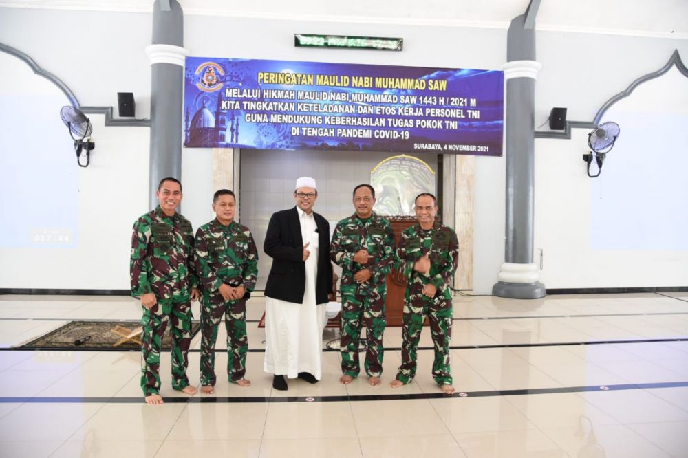 Dankodiklatal Laksamana Madya TNI Nurhidayat pimpin pelaksanaan peringatan Maulid Nabi Muhammad SAW