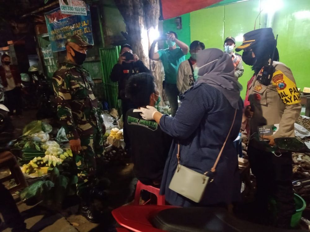 Gabungan 4 pilar saat lakukan Ops Yustisi