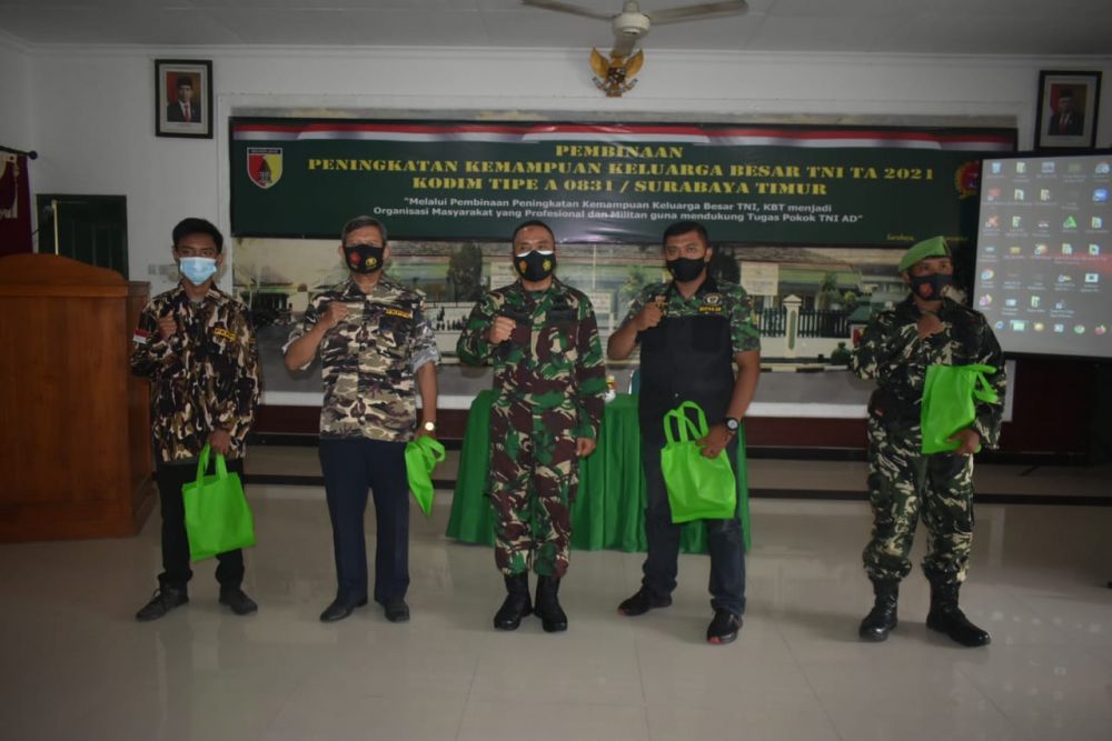 Kodim tipe A 0831/ST saat lakukan pembinaan peningkatan kemampuan