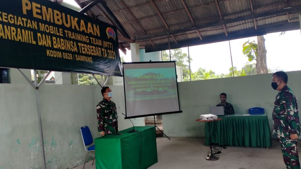 Kodim 0828 Sampang gelar MTT Danramil dan Babinsa
