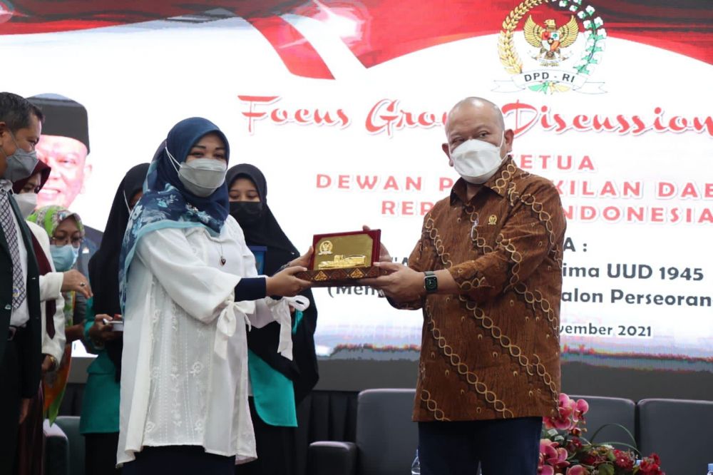 Ketua DPD RI AA LaNyalla Mahmud Mattalitti
