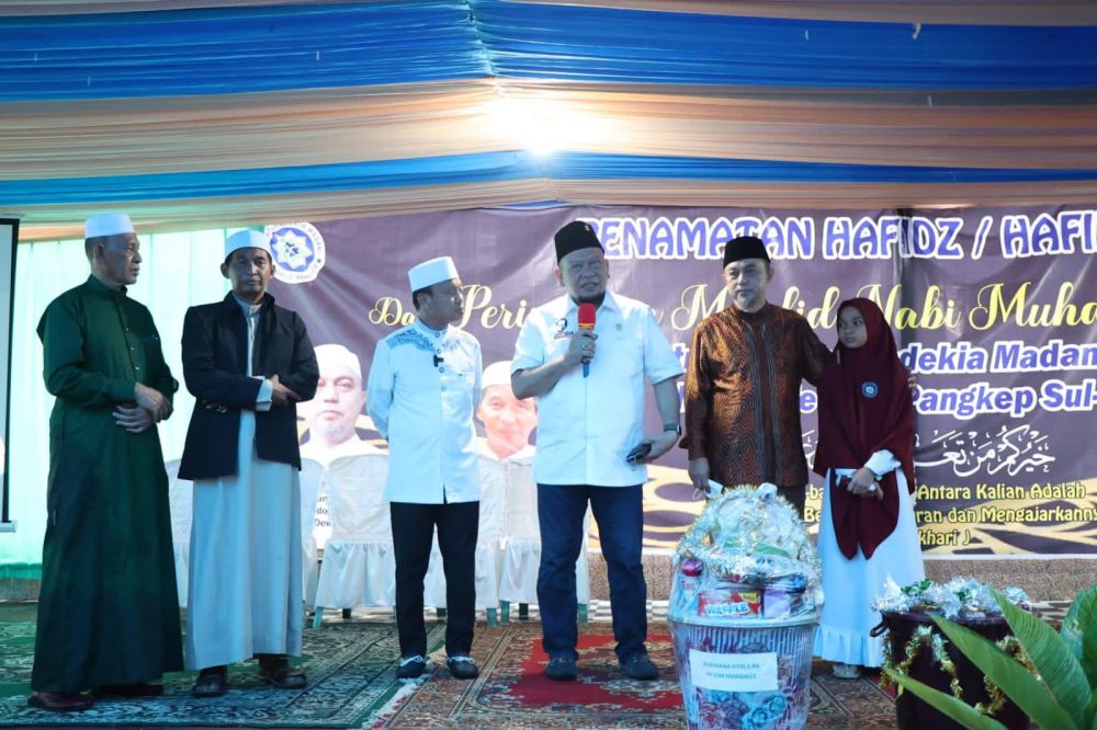 Ketua DPD RI AA LaNyalla Mahmud Mattalitti saat berkunjung ke Sulsel