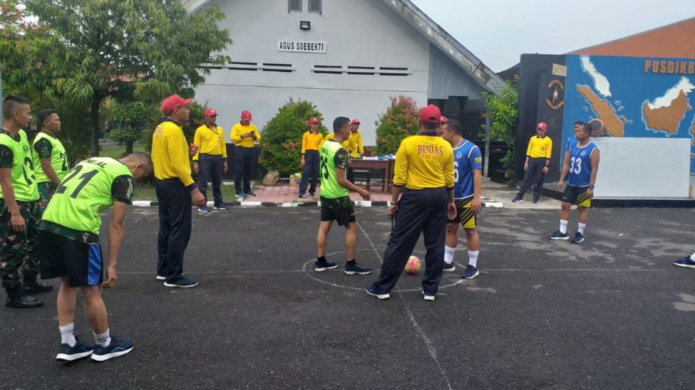 Siswa Diktukba angkatan LII Lattek Organisasi Pertandingan