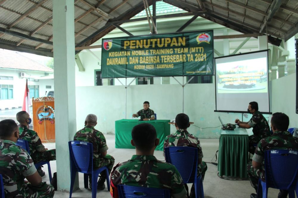 Penutupan MTT Danramil dan Babinsa Kodim Sampang
