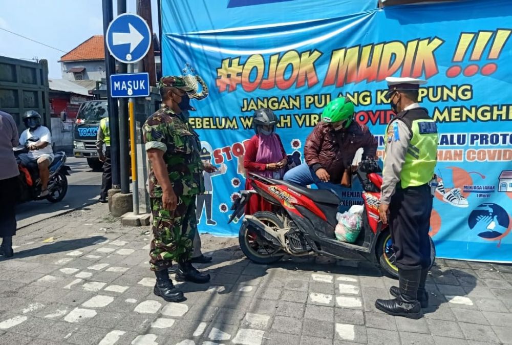 Depan Terminal Benowo Gelar Ops Yustisi PPKM Level 1