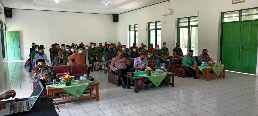 Foto dimulainya acara kegiatan  pembinaan Komsos di Aula Juang Apet Makodim 0610/Sumedang