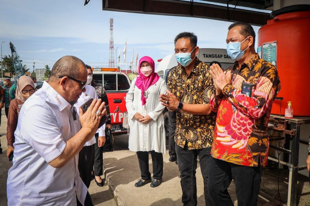 Ketua DPD RI AA LaNyalla Mahmud Mattalitti saat kunker ke Sumbar