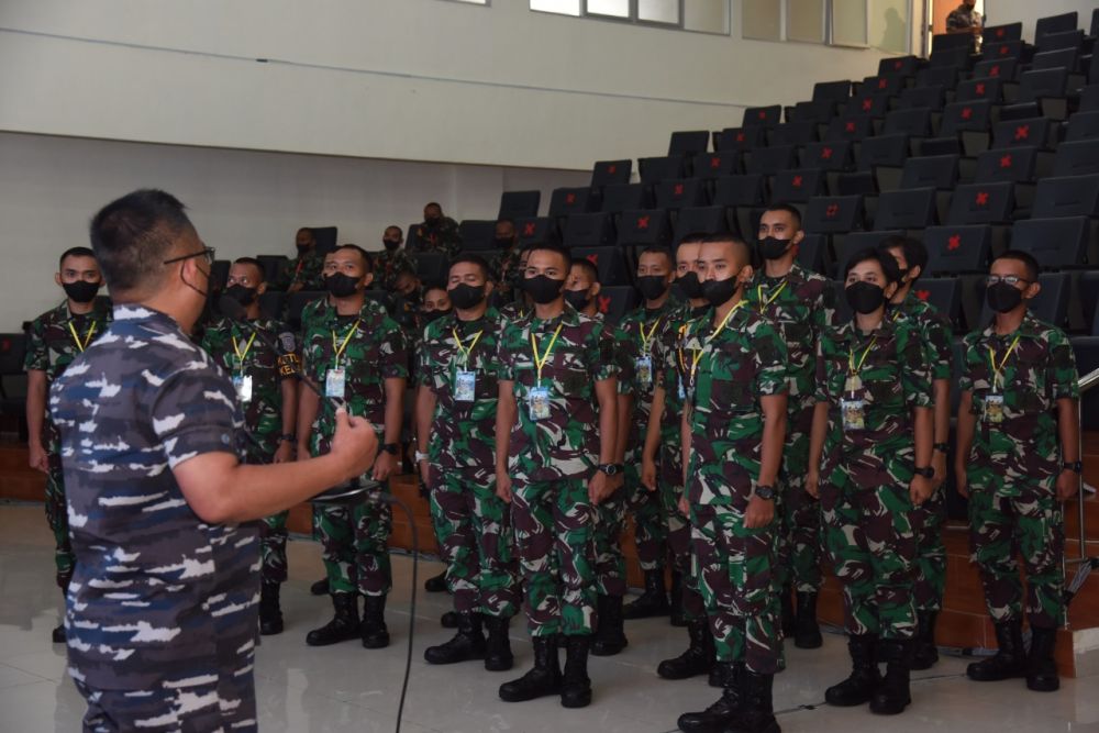 Pembukaan pelatihan di pimpin langsung Danpusdikkes Kodikdukum Kolonel Laut (K) drg. Ketut Triwanto