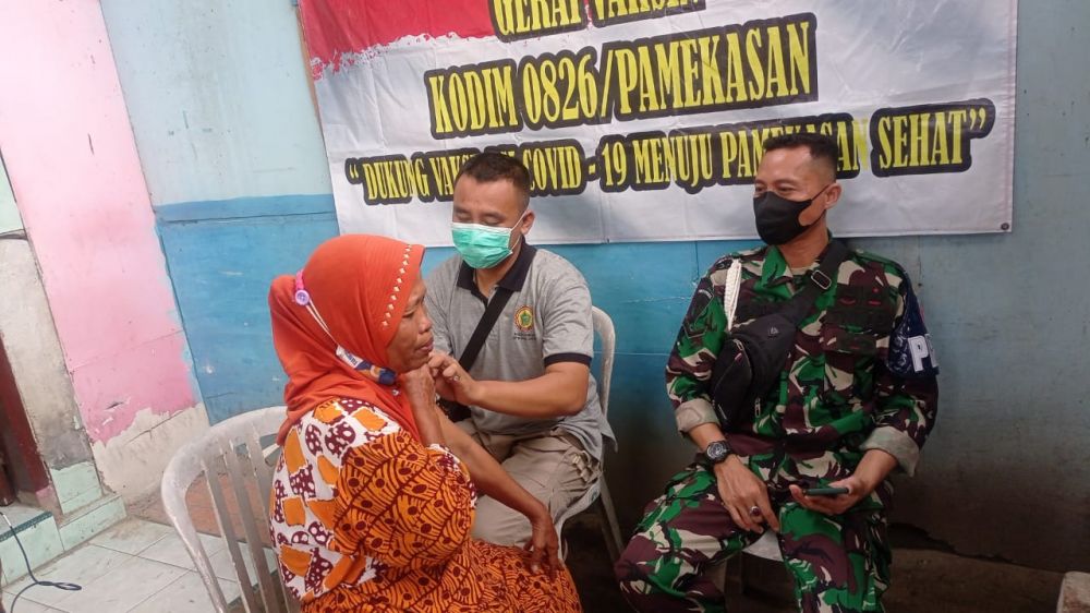 Kodim 0826 Pamekasan terus gencarkan serbuan vaksin cegah Covid-19