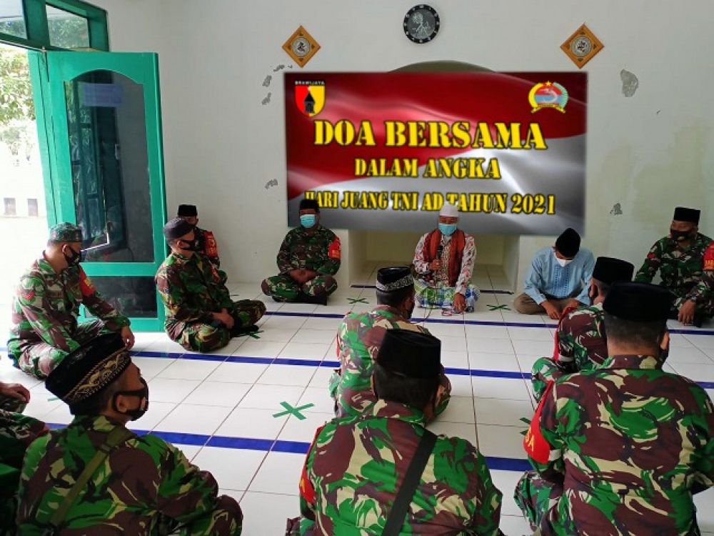 Kodim 0826 Pamekasan gelar doa bersama dalam rangka HUT Kodam V Brawijaya ke-73 dan Hari Juang TNI AD ke-76
