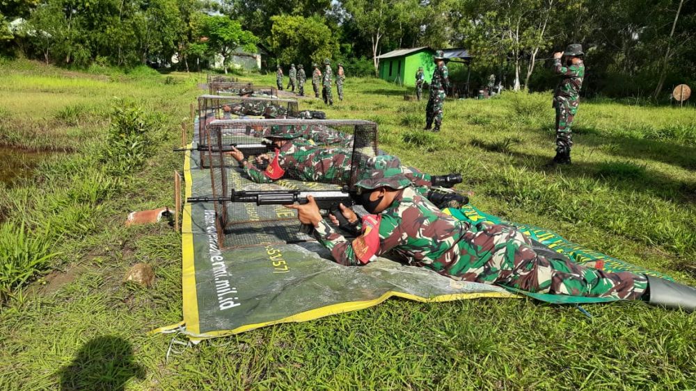 Asah kemampuan prajurit lebih baik, Kodim 0826 Pamekasan lakukan Latbakjatri