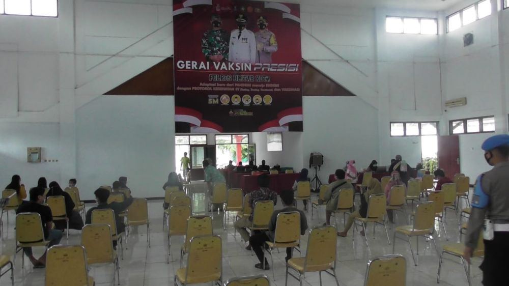 Polres Blitar Kota mulai gelar Vaksin anak usia 6-11 tahun