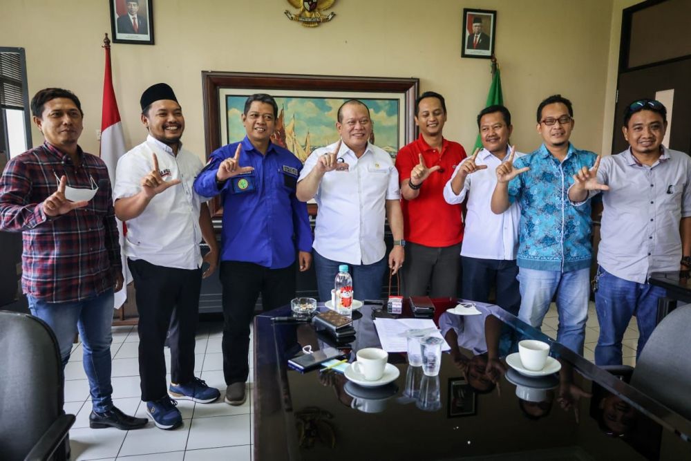 PPBS saat bertemu ketua DPD RI AA LaNyalla Mahmud Mattalitti