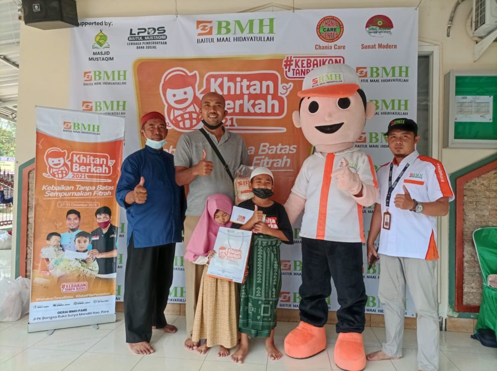 Laznas BMH gelar khitanan massal gratis anak Yatim dan Dhuafa
