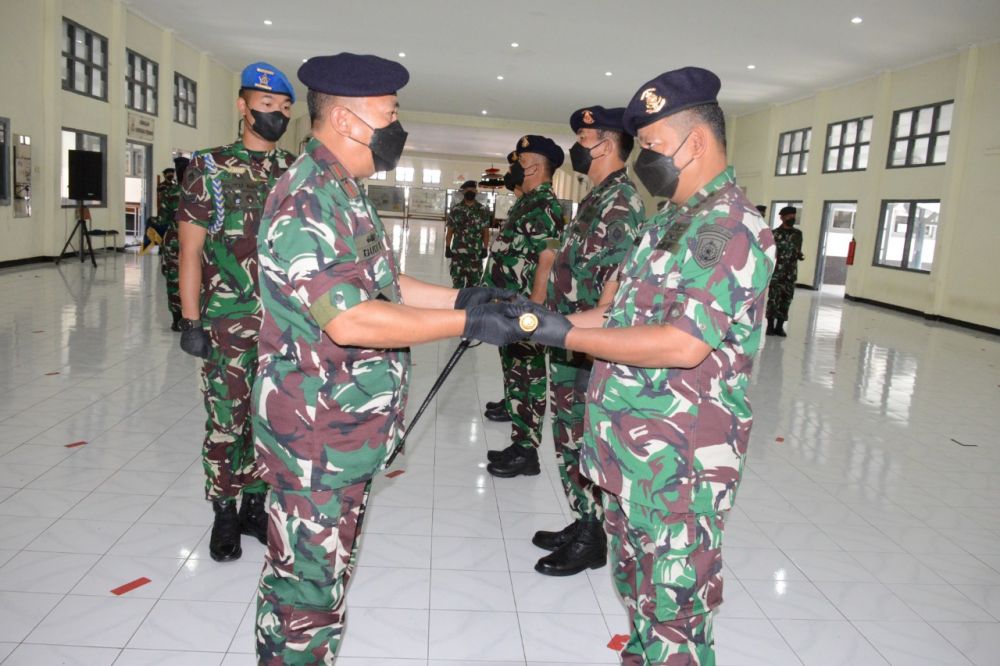 Sertijab di pimpin Dankodikdukum Laksamana Pertama TNI Budi Raharjo