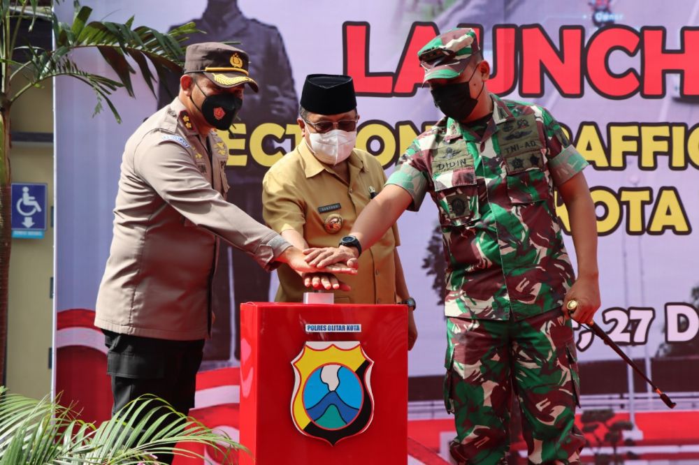 Polres Blitar Kota Resmi Diberlakukan ETLE