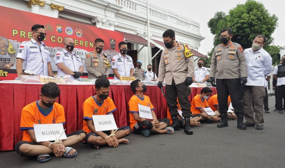 Kapolda Jatim: Peran Masyarakat Dalam Berantas Narkoba, Polrestabes Surabaya Ungkap 44,7 Kg Sabu dan 31 Ribu Ekstasi