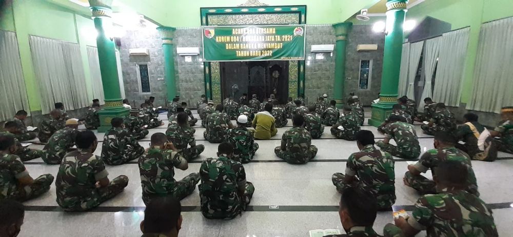 Korem 084/BJ Gelar doa bersama di malam pergantian tahun baru